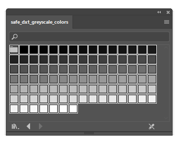 grey scale Color Palette