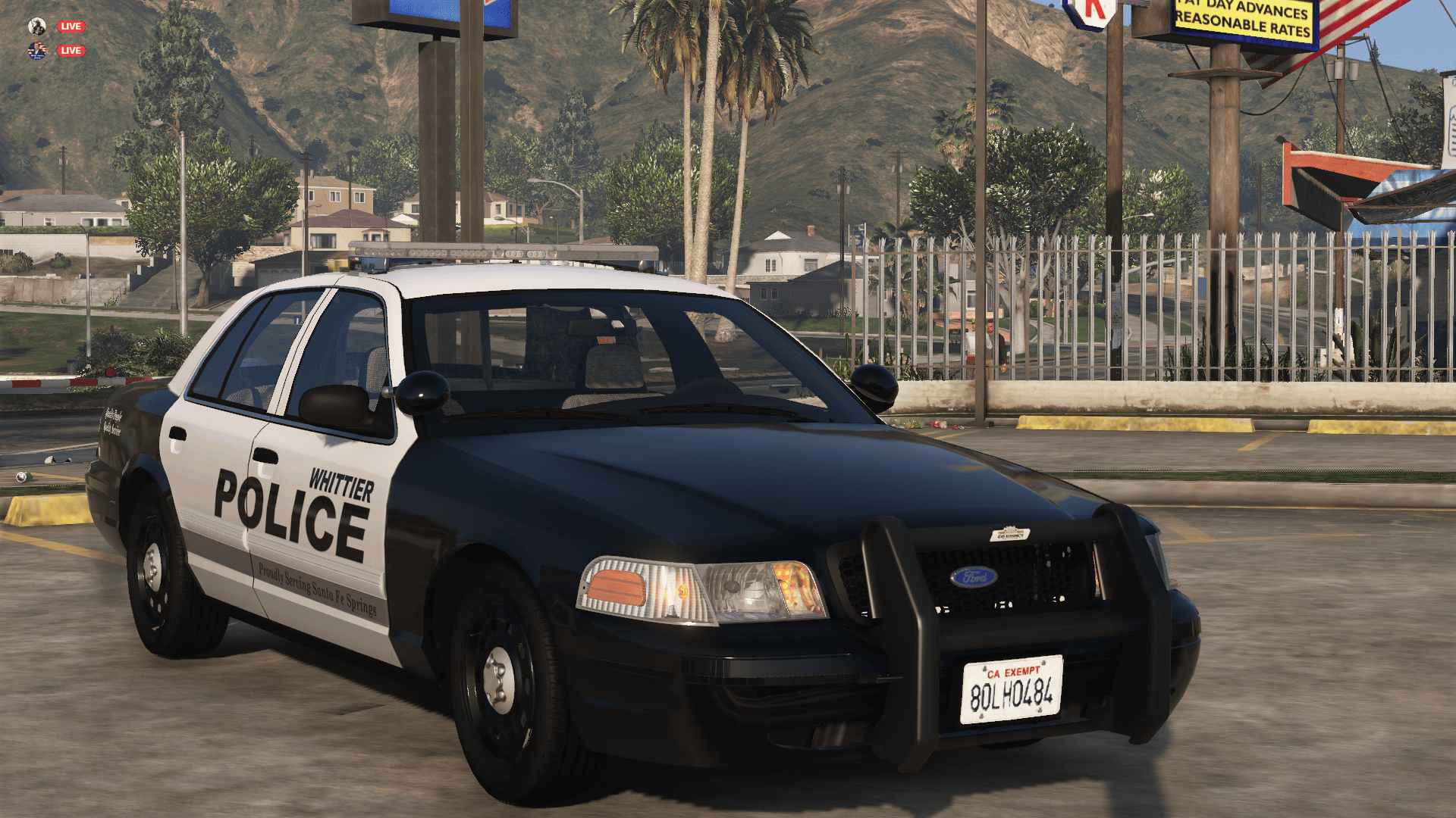 2011 Whittier Police Department CVPI