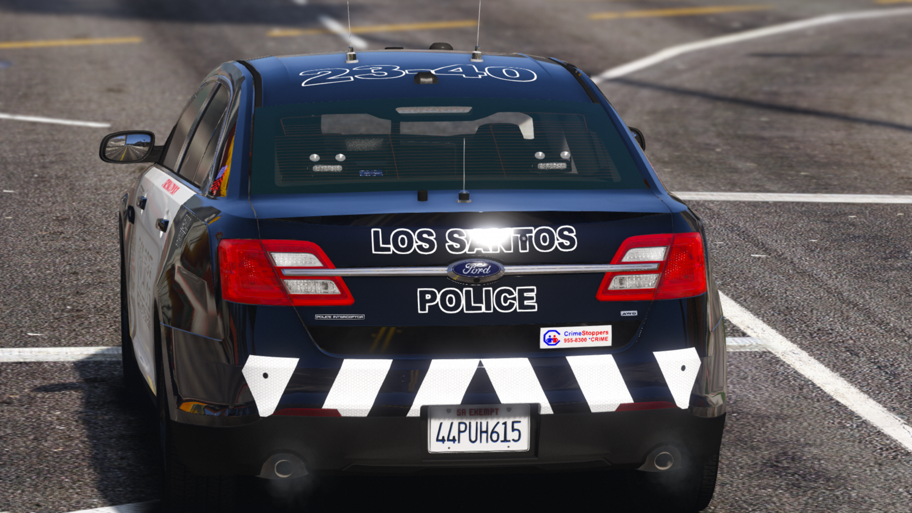 2018 Ford Taurus Slicktop patrolling,  Municipality of Los Santos