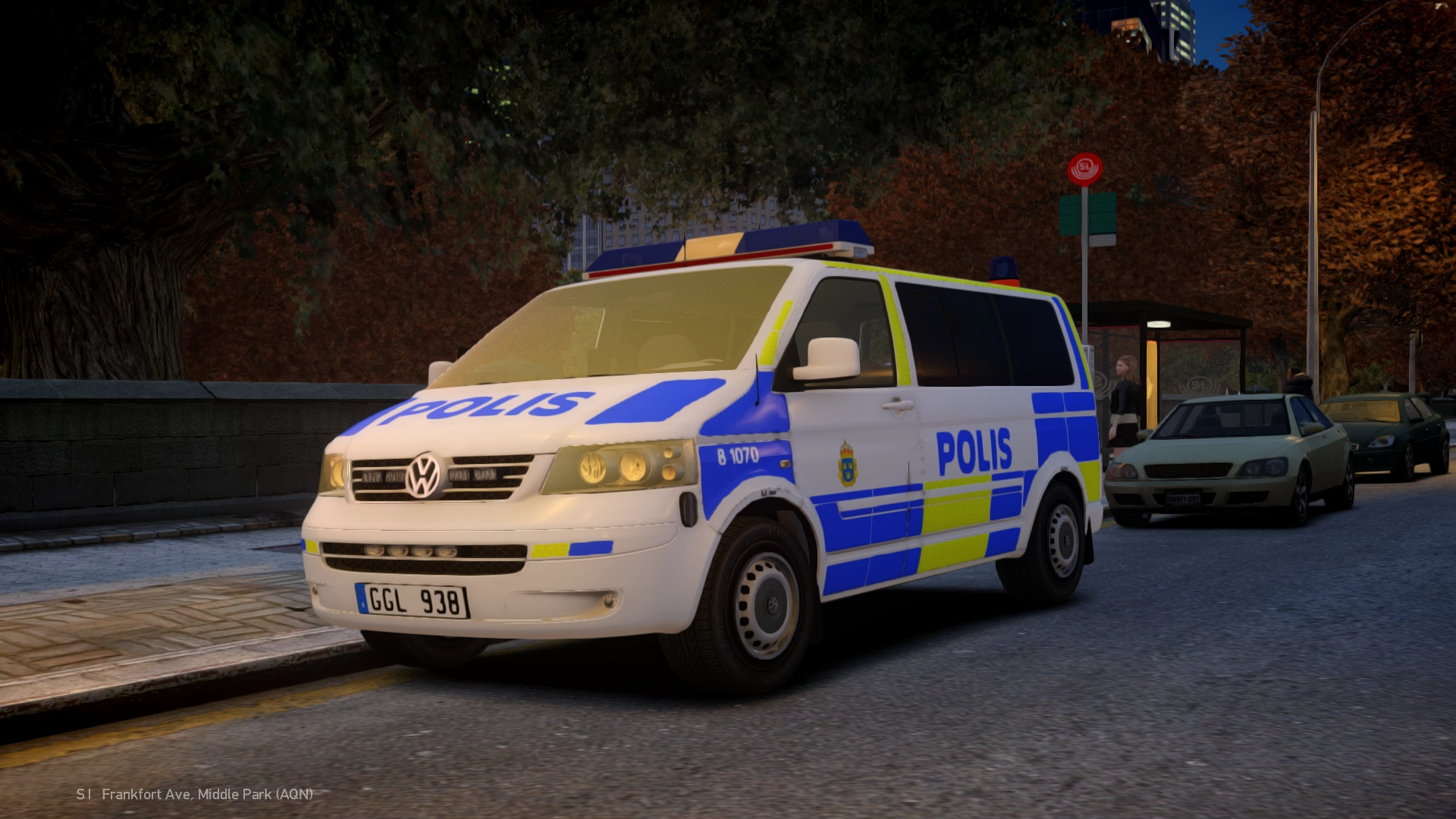 Volkswagen T5 Multivan 2009 Swedish Police | Front