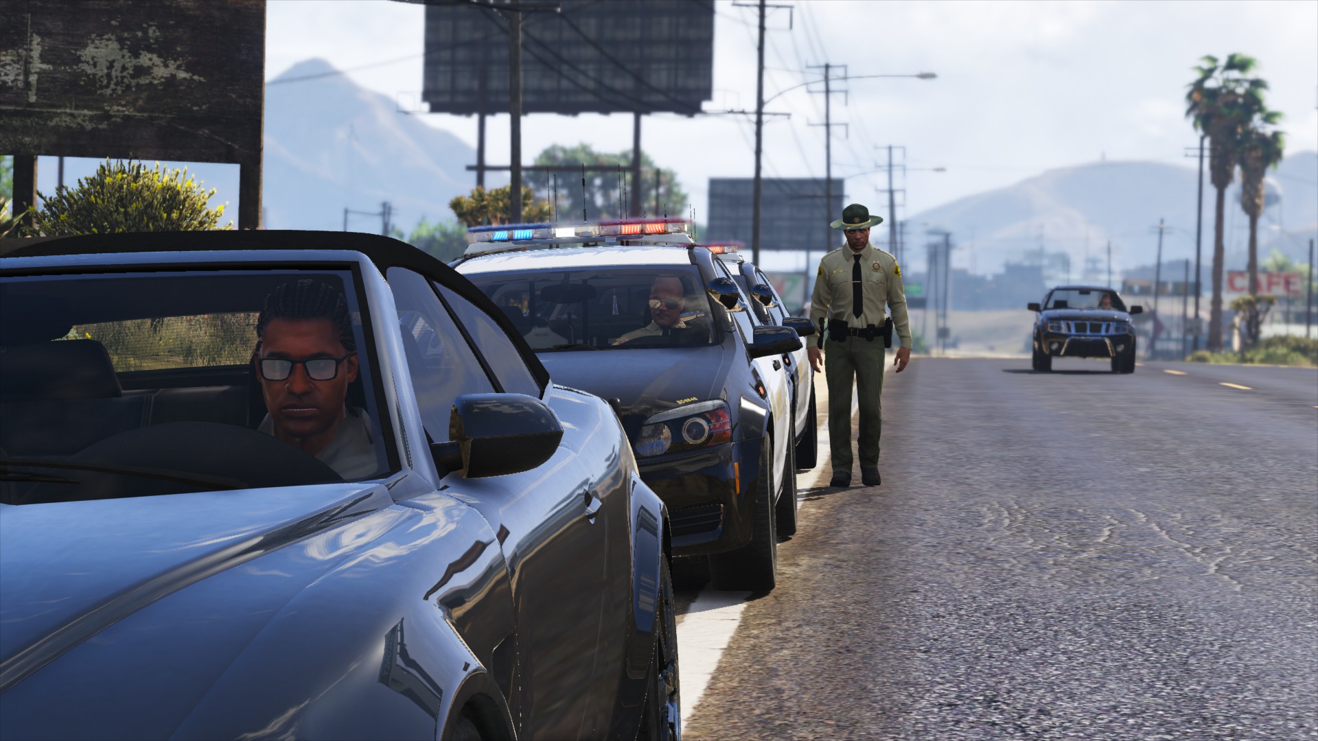 Traffic Stop Backup